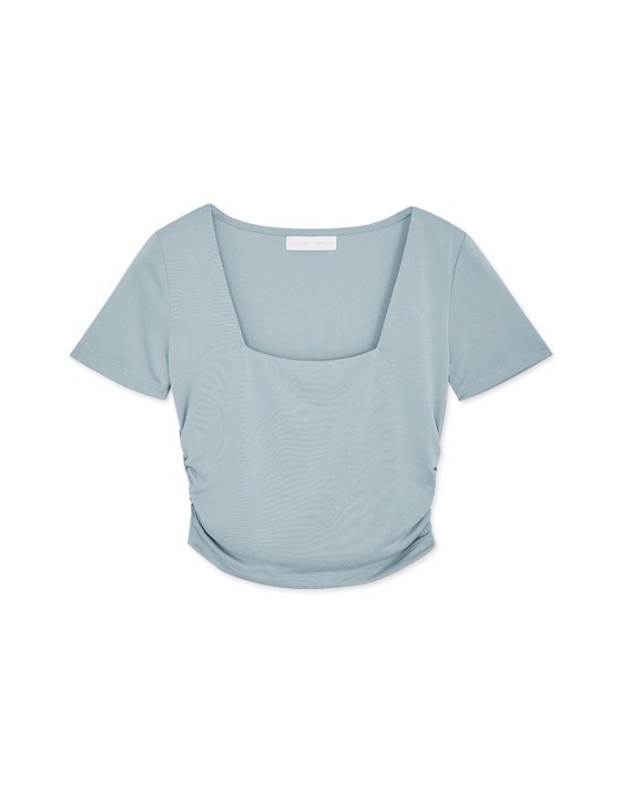 Breezy Cooling Side Scrunch Top