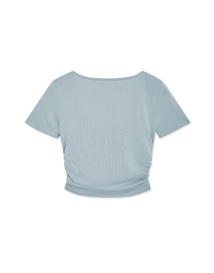 Breezy Cooling Side Scrunch Top