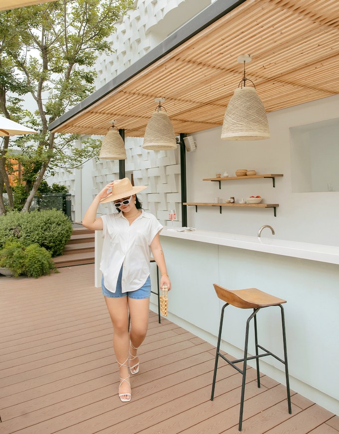 Breezy Cooling Double Pockets Blouse Shirt