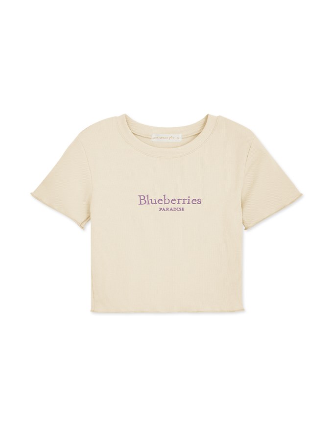 Lettuce Hem Alphabet Crop Top