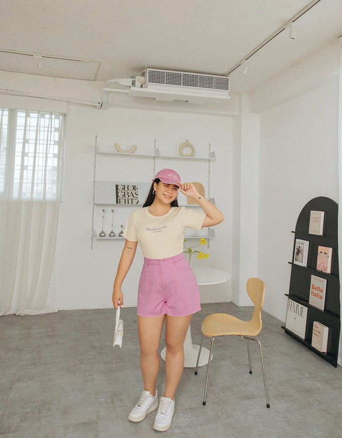 Lettuce Hem Alphabet Crop Top