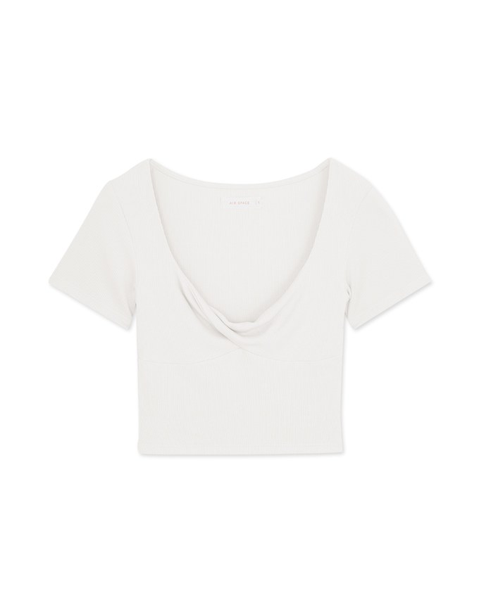 Knot Front Knit Top