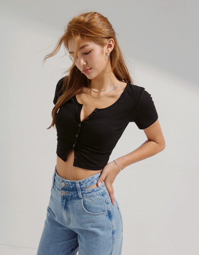 Cardigan Knit Top