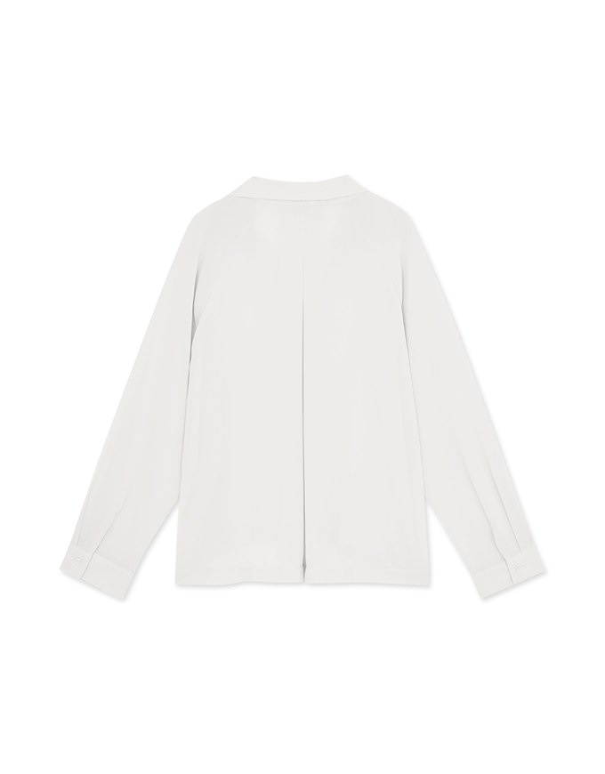 Sheer Oversized Blouse Shirt