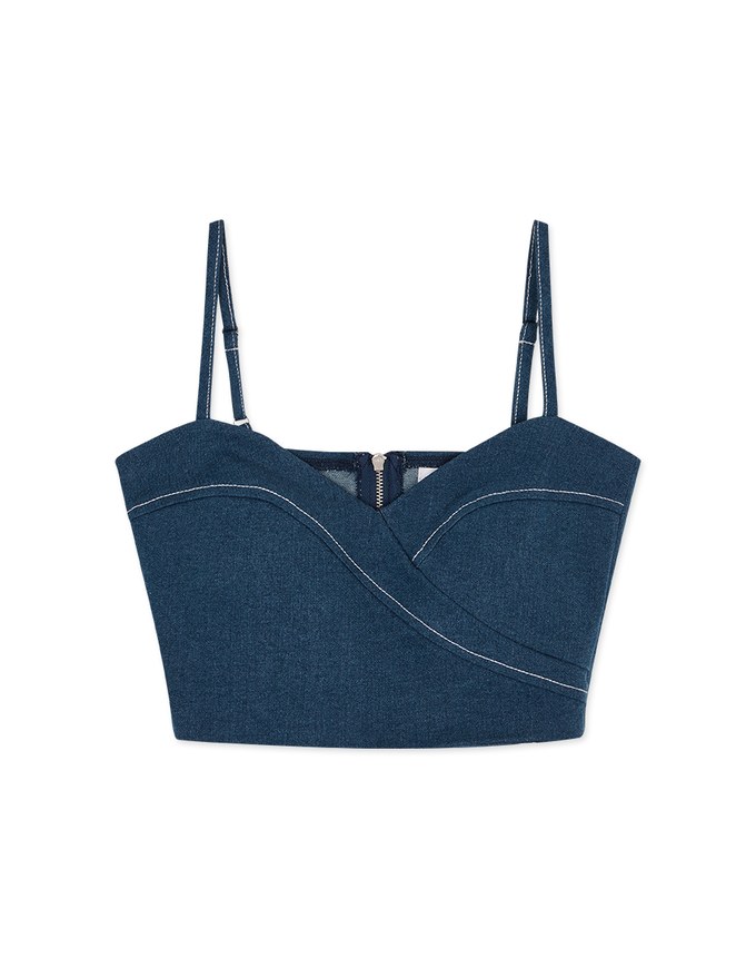 Denim Jeans Thread Vest (With Padding)