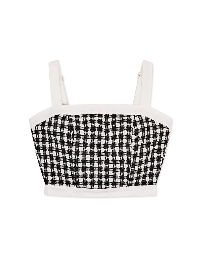 Back Zipper Check Vest (With Padding)