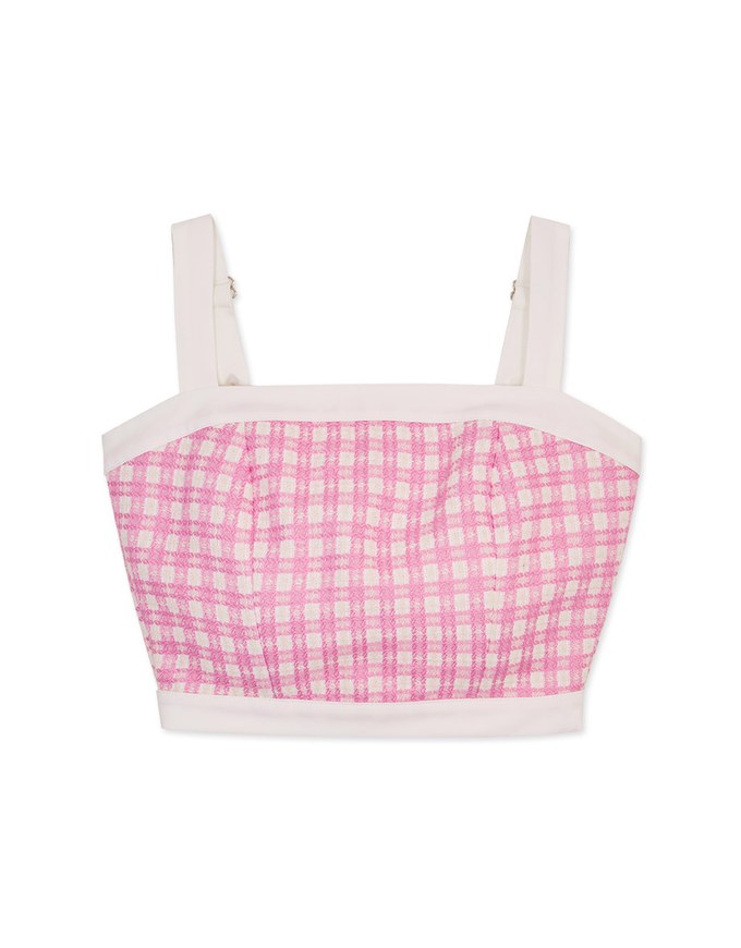 Back Zipper Check Vest (With Padding)