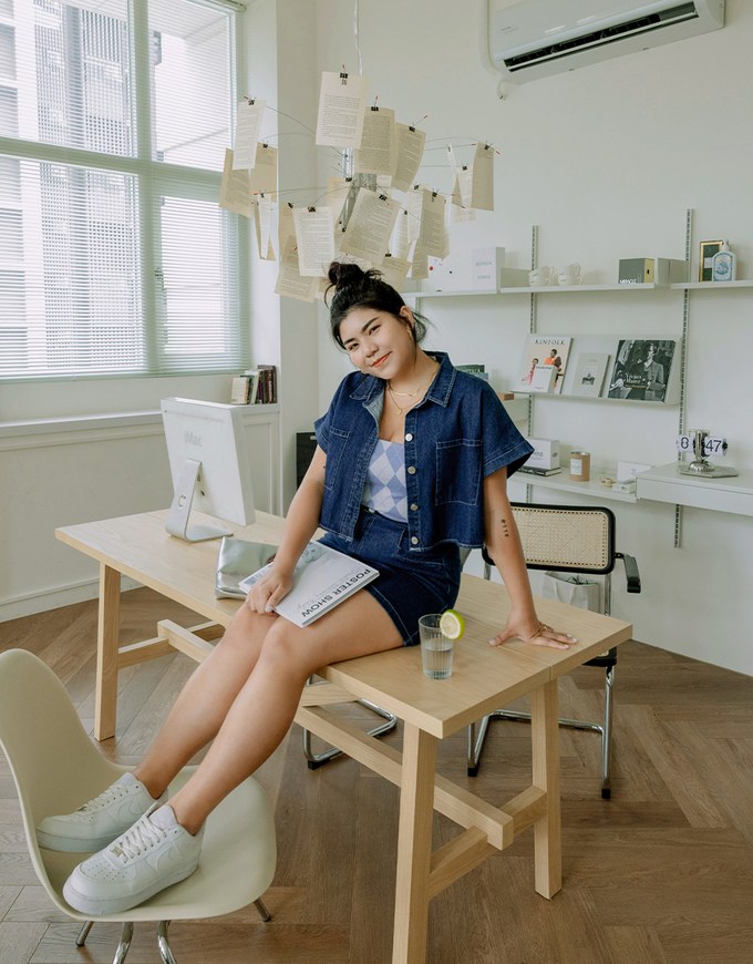 Casual Chic Button Up Denim Jeans Top