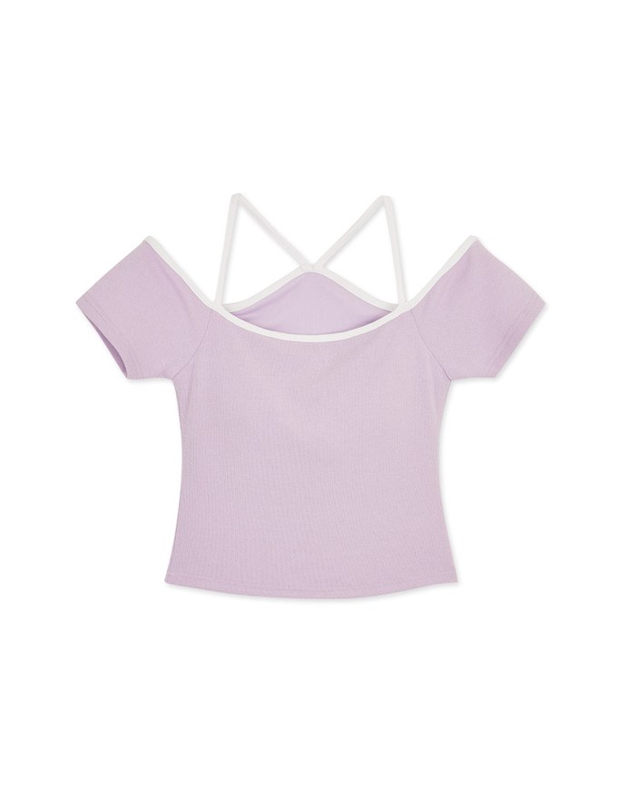 2WAY Knit Top (With Padding)