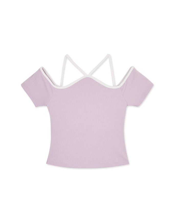 2WAY Knit Top (With Padding)