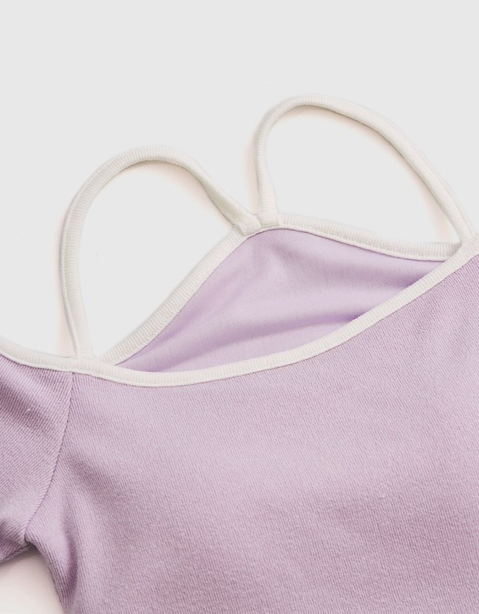 2WAY Knit Top (With Padding)