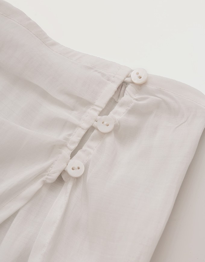【Beach Cover】Slit Chiffon Bikini Cover Up Skirt