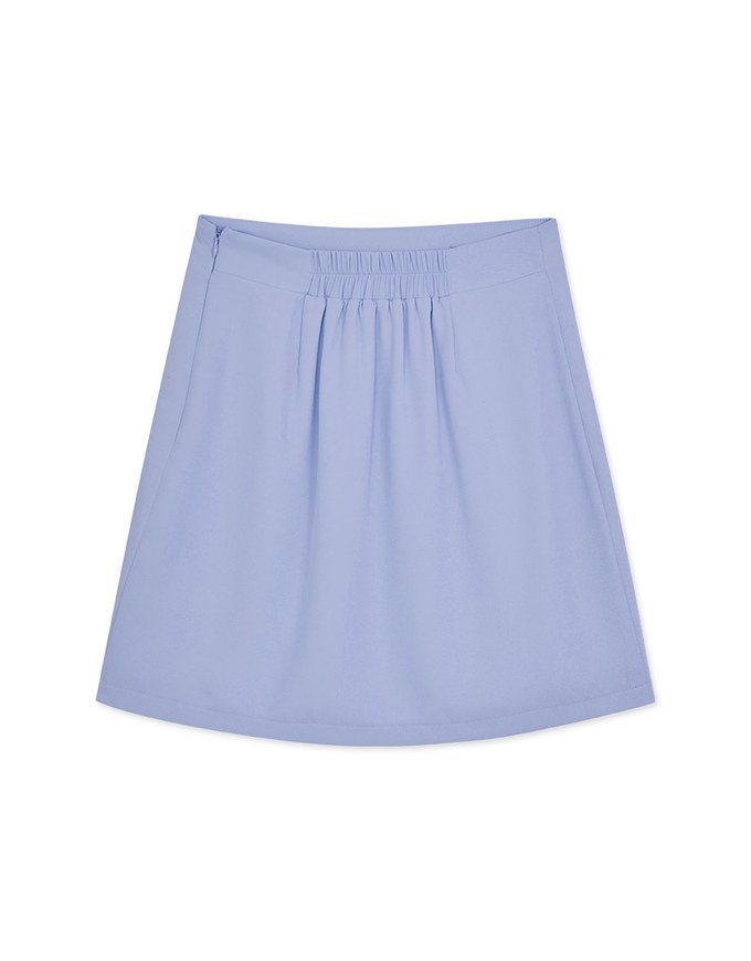 Button-Breasted SideSlit Skirt