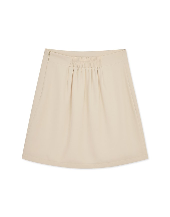 Button-Breasted SideSlit Skirt