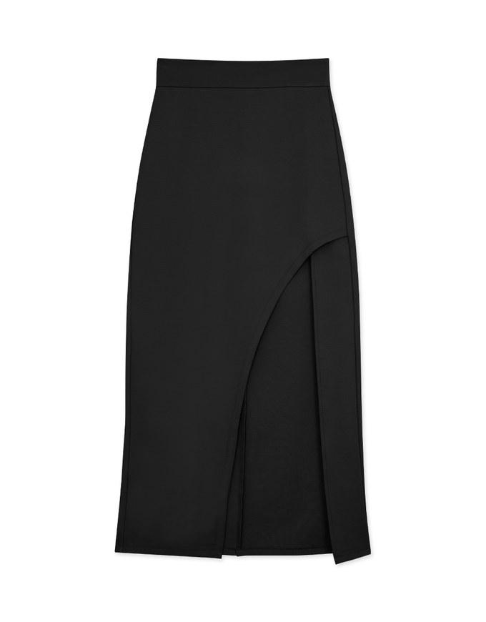 K-Pop Long Slit Skirt