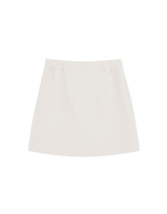 Plain Minimalist Irregular Skirt