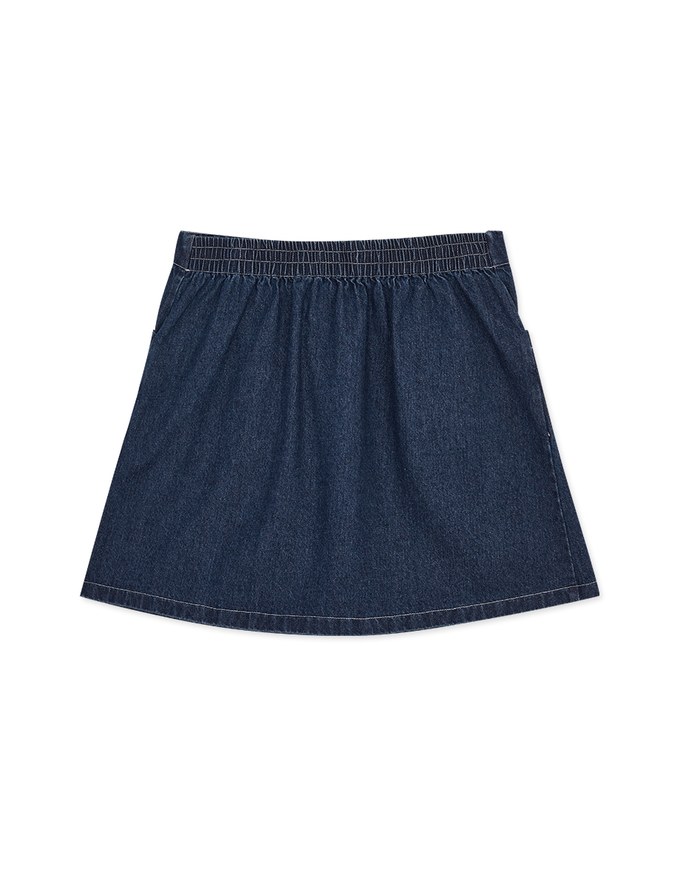 Elevated Casual Denim Jeans Skirt