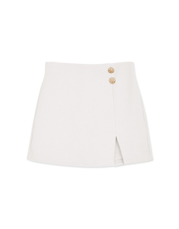 Petit Tweed Checked Skort