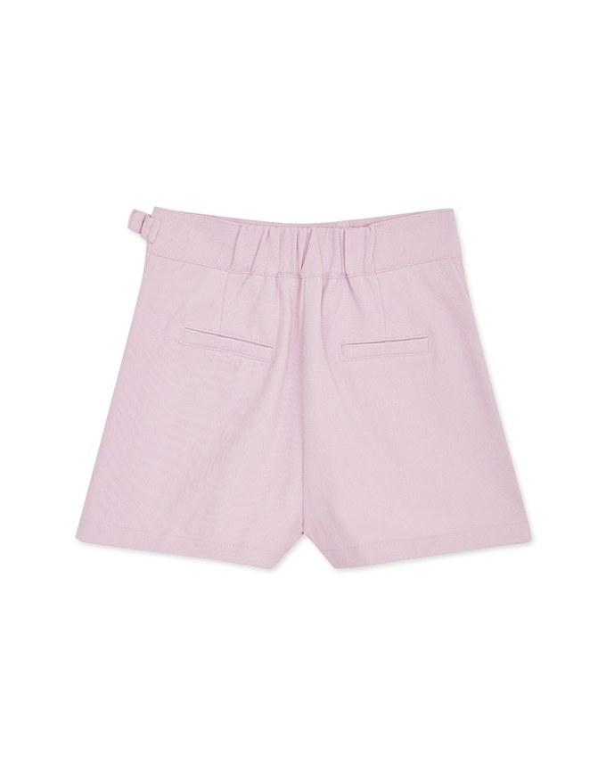 Asymmetric Belted Short