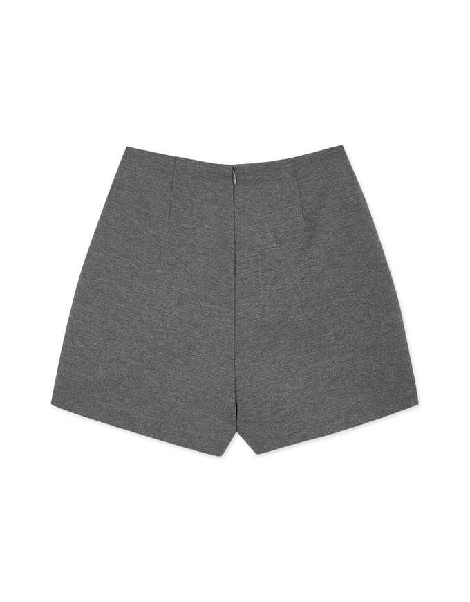 K-Pop Slimming Slit Petal Design Skorts