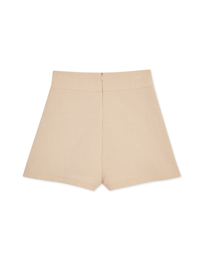 Plain Color High Waisted Shorts