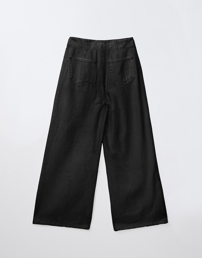 【Den!m LITE】Perfect Waistline JEANS PANTS Airy Lightweight Fabric Extra High Waisted Slimming Jeans Skirt DNA