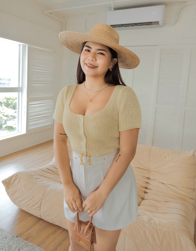 Paperbag Belted Wide Shorts