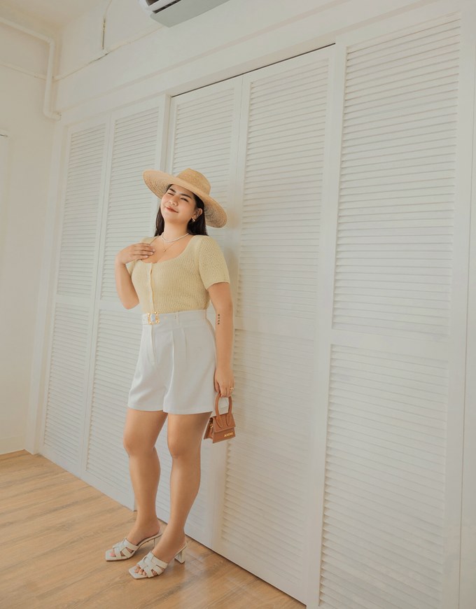 Paperbag Belted Wide Shorts