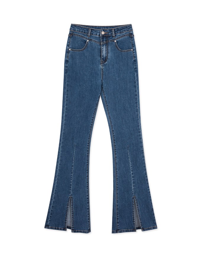 Flare Denim Jeans Pants