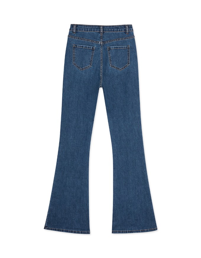 Flare Denim Jeans Pants