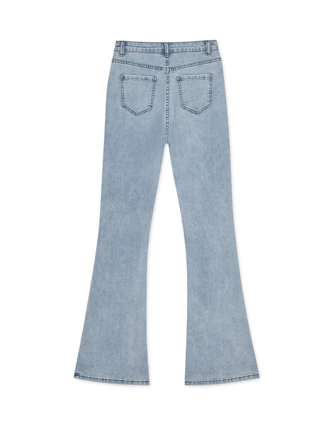 Flare Denim Jeans Pants