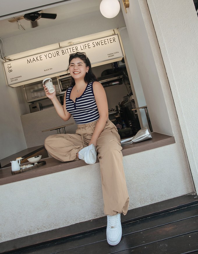 Large Pocket Drawstring Cargo Pants