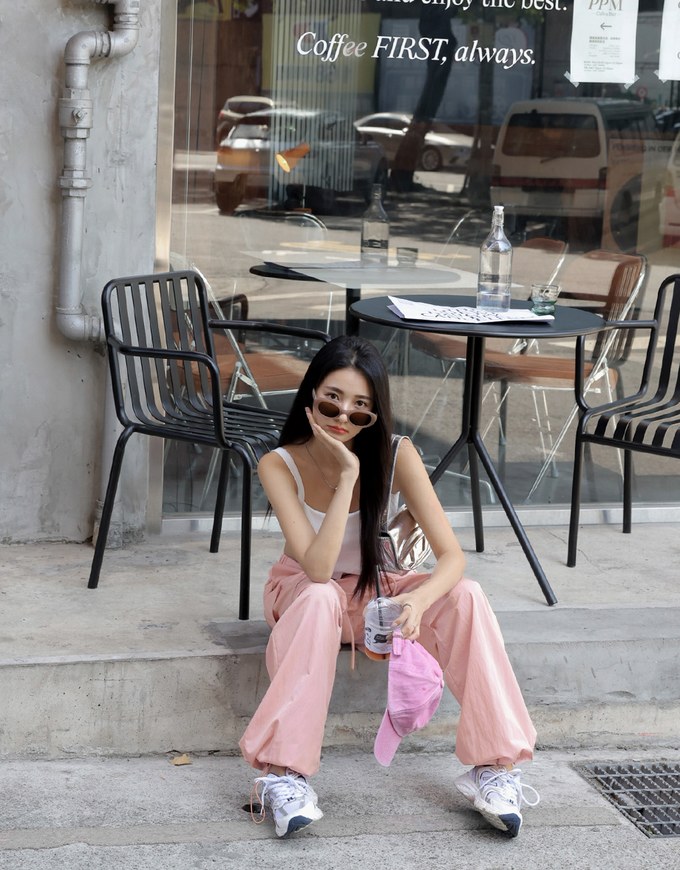 Large Pocket Drawstring Cargo Pants