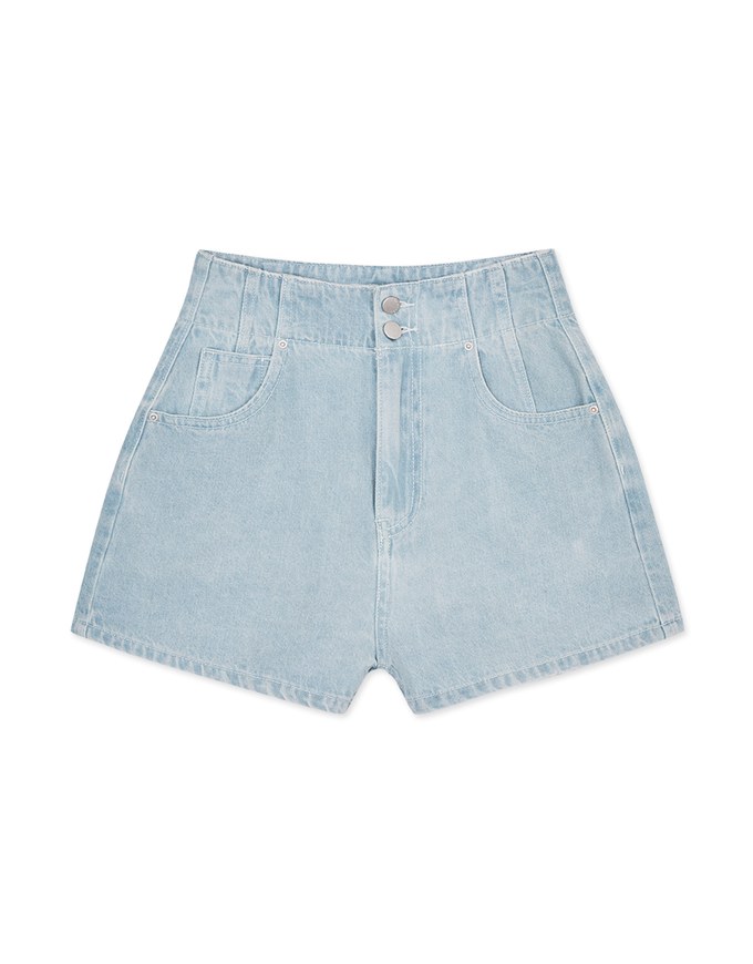 【Den!m LITE】Perfect Waistline Denim SHORTS Lightweigth Fabric Extra High Waisted Slimming Jeans Skirt DNA