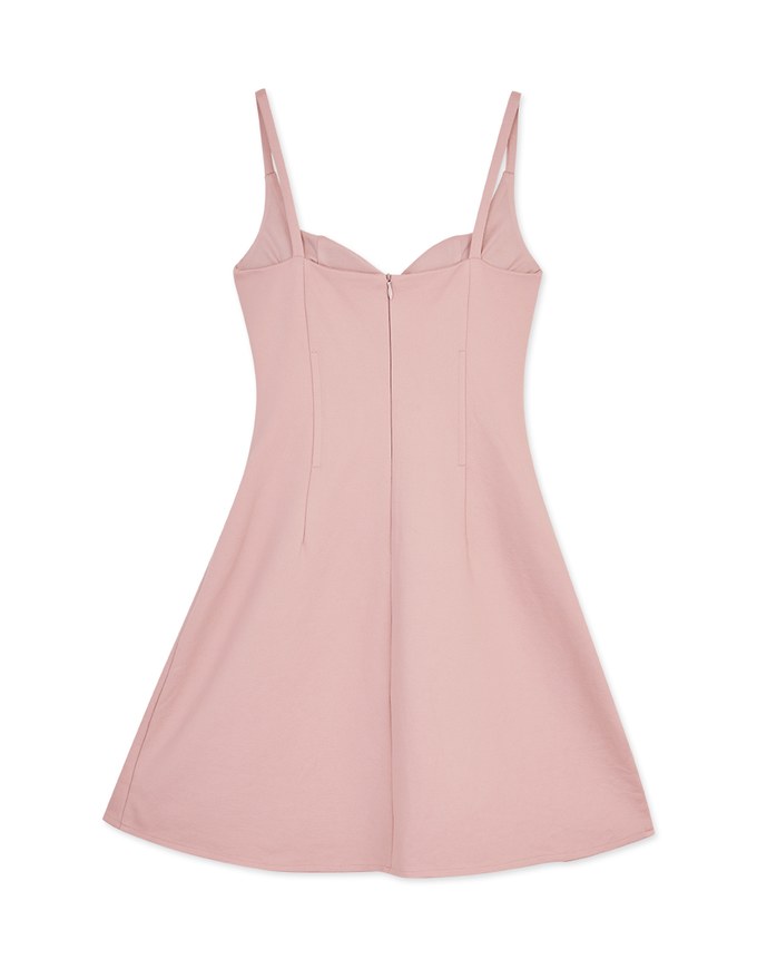 High Natural Waistline Mini Dress