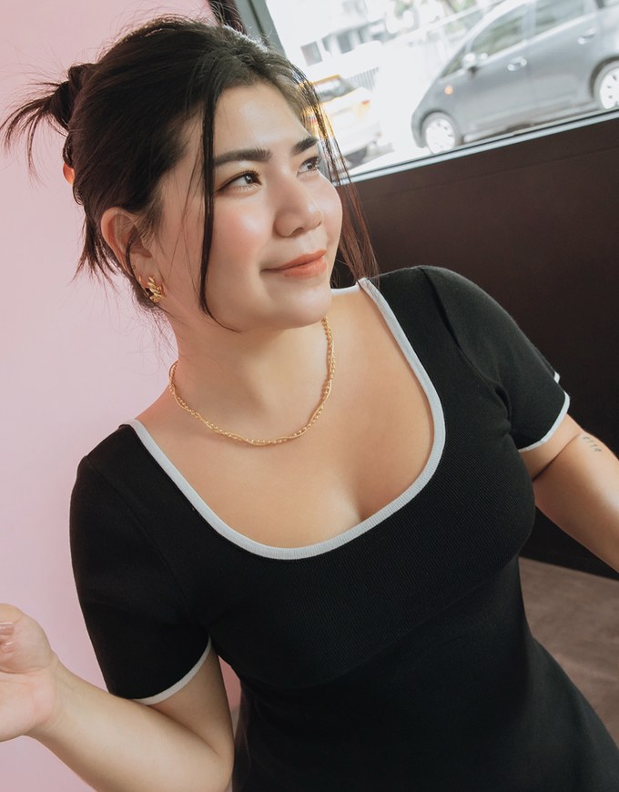 Beyond Basic Bodycon Flare Dress