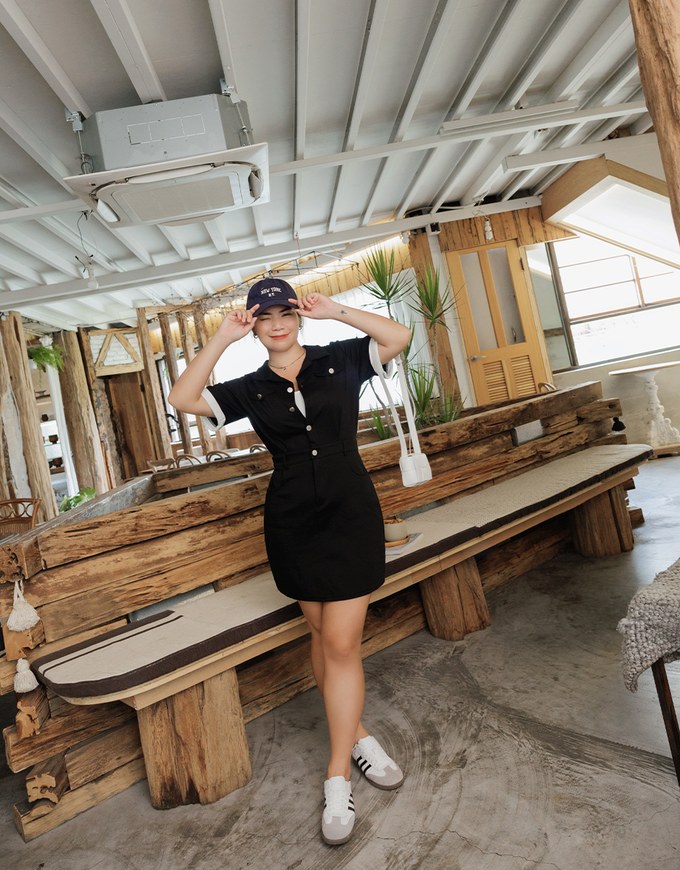 Workwear Lapel Mini Dress