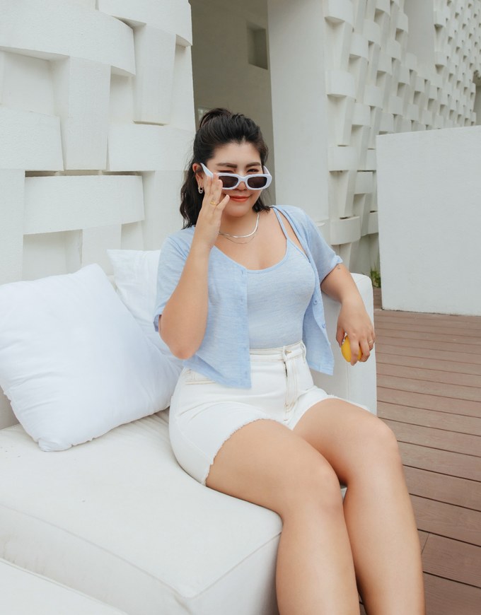 Two Piece Knit Short Sleeve Top