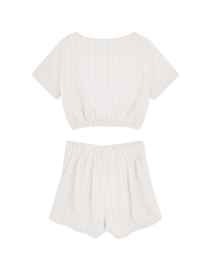 Embroidered Lace Vacation Setwear
