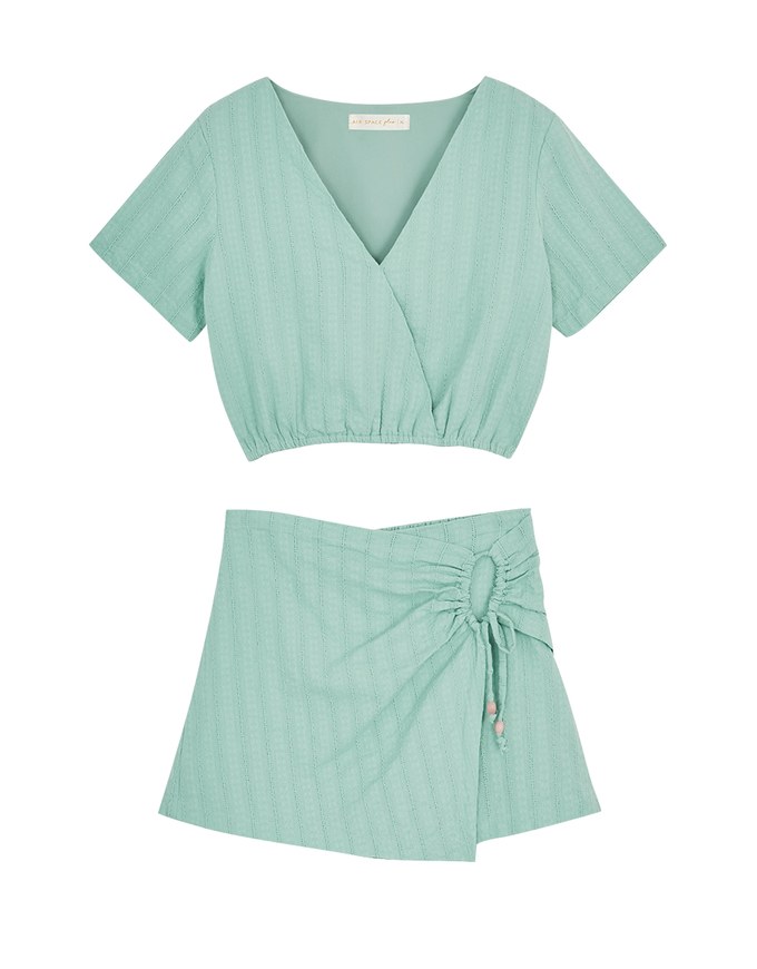 Embroidered Lace Vacation Setwear