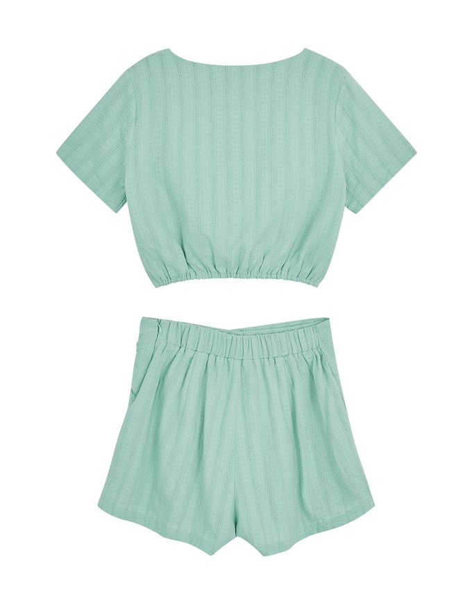 Embroidered Lace Vacation Setwear