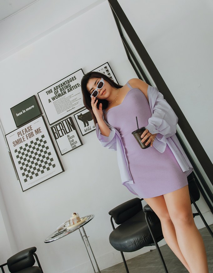 Tube Fitted Mini Set Dress