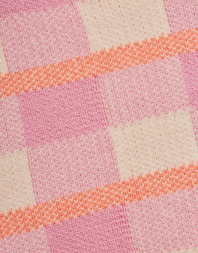 Check Knit Vest