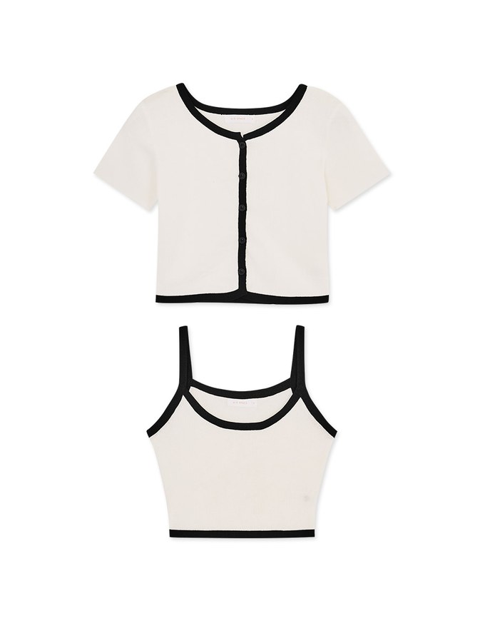 Two-Piece Knit Top
