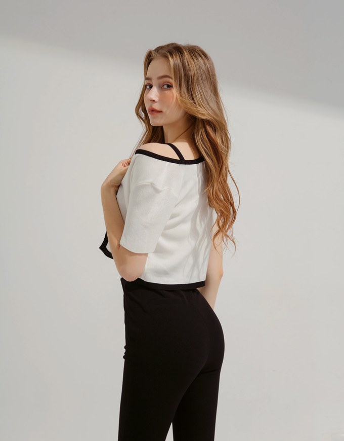 Two-Piece Knit Top