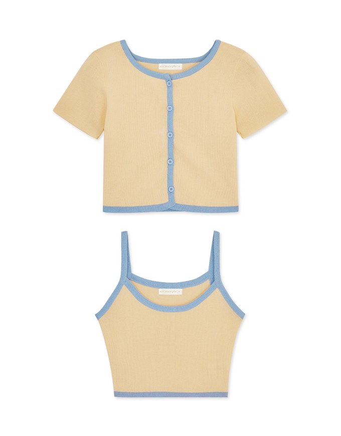 Two-Piece Knit Top