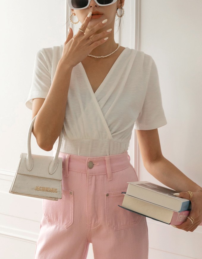Overlap Knit Top
