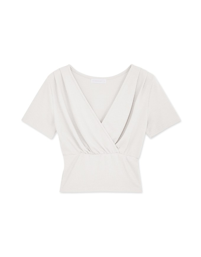 Overlap Knit Top
