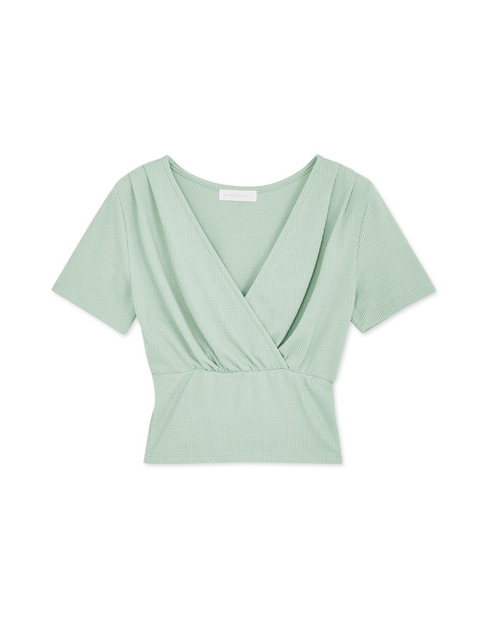 Overlap Knit Top