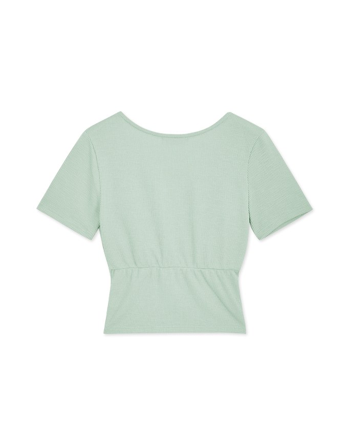 Overlap Knit Top